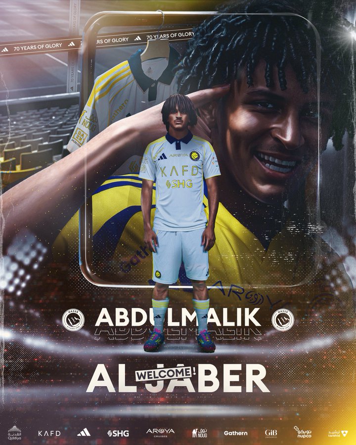 利雅得胜利官宣新援：与21岁沙特国脚阿卜杜勒马利克签下4年合同